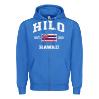 True Royal hilo hawaii hi vintage state athletic style t shirt Zipper Hoodie - linhVisuals