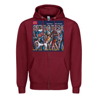 Burgundy king crimson ladies of the road tour 2022 Zipper Hoodie - linhVisuals