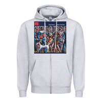 Heather Grey king crimson ladies of the road tour 2022 Zipper Hoodie - linhVisuals