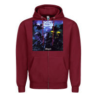 Burgundy king diamond abigail tour 2022 Zipper Hoodie - linhVisuals