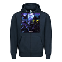 Navy king diamond abigail tour 2022 Zipper Hoodie - linhVisuals