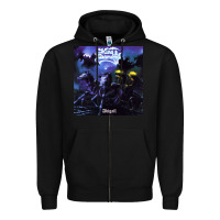 Black king diamond abigail tour 2022 Zipper Hoodie - linhVisuals