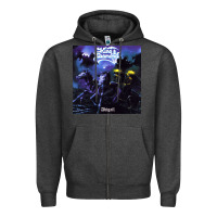 Charcoal Heather king diamond abigail tour 2022 Zipper Hoodie - linhVisuals