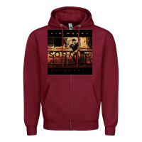 Burgundy kip moore slowheart tour 2022 Zipper Hoodie - linhVisuals