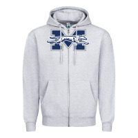 Heather Grey moravian merch, greyhounds Zipper Hoodie - linhVisuals