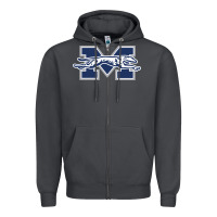Smoke moravian merch, greyhounds Zipper Hoodie - linhVisuals