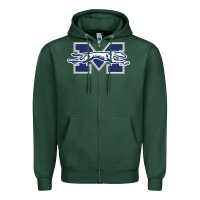 Sports Green moravian merch, greyhounds Zipper Hoodie - linhVisuals