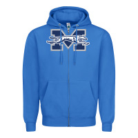 True Royal moravian merch, greyhounds Zipper Hoodie - linhVisuals