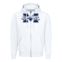 White moravian merch, greyhounds Zipper Hoodie - linhVisuals