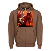 Chestnut kylie minoque golden tour 2022 Zipper Hoodie - linhVisuals
