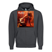 Smoke kylie minoque golden tour 2022 Zipper Hoodie - linhVisuals