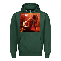 Sports Green kylie minoque golden tour 2022 Zipper Hoodie - linhVisuals