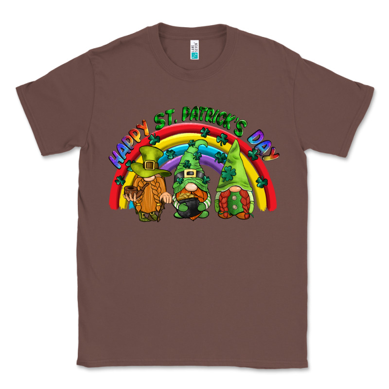 Happy St. Patrick's Day Rainbow Gnomes Classic Tee by CowGirlArtShop | Teevron