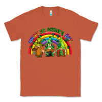 Copper Happy St. Patrick's Day rainbow gnomes Classic Tee - CowGirlArtShop