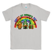 Moon Dust Happy St. Patrick's Day rainbow gnomes Classic Tee - CowGirlArtShop