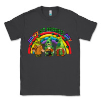 Smoke Happy St. Patrick's Day rainbow gnomes Classic Tee - CowGirlArtShop
