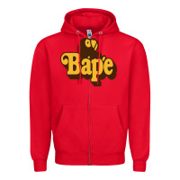 Red baby bape Zipper Hoodie - linhVisuals