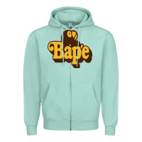 Seafoam baby bape Zipper Hoodie - linhVisuals