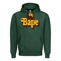 Sports Green baby bape Zipper Hoodie - linhVisuals