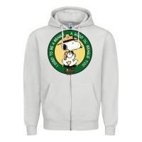 Dove Grey beagle scout patrol wood badge Zipper Hoodie - linhVisuals