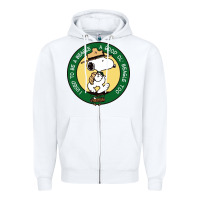 White beagle scout patrol wood badge Zipper Hoodie - linhVisuals