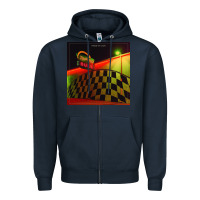 Navy kings of leon mechanical bull tour 2022 Zipper Hoodie - linhVisuals