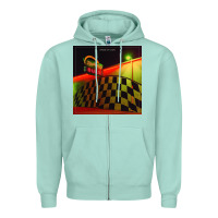 Seafoam kings of leon mechanical bull tour 2022 Zipper Hoodie - linhVisuals