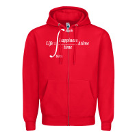 Red math teacher integral of life happiness time geeky math Zipper Hoodie - linhVisuals