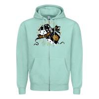 Seafoam Dirty honey Zipper Hoodie - linhVisuals