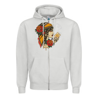 Dove Grey Dirty honey Zipper Hoodie - linhVisuals