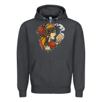 Smoke Dirty honey Zipper Hoodie - linhVisuals