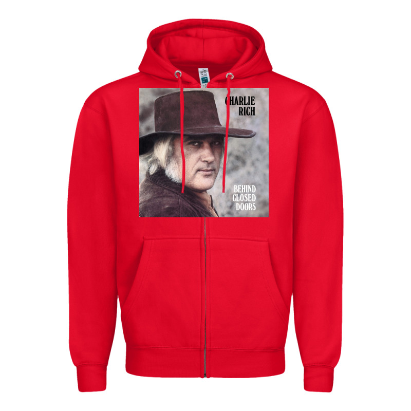 Charlie Rich   Behind Closed Doors Zipper Hoodie by linhVisuals | Teevron
