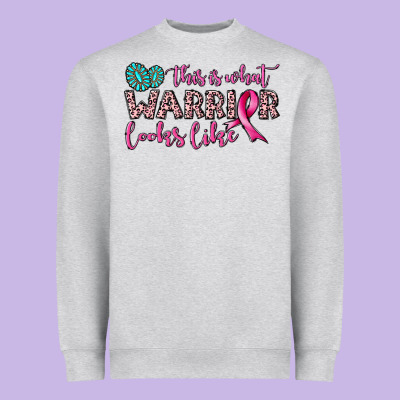 This Is What Warrior Looks Like Heavyweight Sweatshirt Designed By Jahusdesignshop