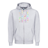 Heather Grey funny teachers, 28 arabic alphabet arabian letters birthday Zipper Hoodie - linhVisuals