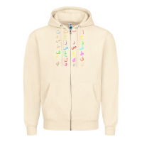 Sandshell funny teachers, 28 arabic alphabet arabian letters birthday Zipper Hoodie - linhVisuals
