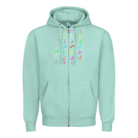 Seafoam funny teachers, 28 arabic alphabet arabian letters birthday Zipper Hoodie - linhVisuals