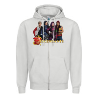 Dove Grey descendants poster Zipper Hoodie - linhVisuals