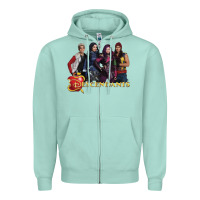 Seafoam descendants poster Zipper Hoodie - linhVisuals