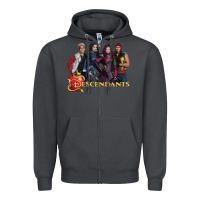Smoke descendants poster Zipper Hoodie - linhVisuals