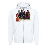 White descendants poster Zipper Hoodie - linhVisuals