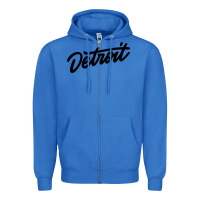 True Royal DETROIT Zipper Hoodie - linhVisuals