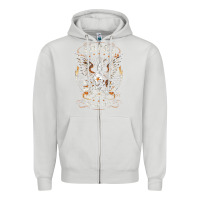 Dove Grey kid rock 7 Zipper Hoodie - linhVisuals