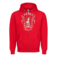 Red kid rock 7 Zipper Hoodie - linhVisuals