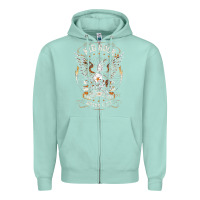 Seafoam kid rock 7 Zipper Hoodie - linhVisuals