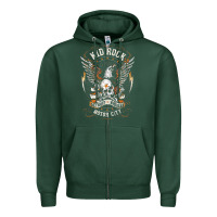 Sports Green kid rock 7 Zipper Hoodie - linhVisuals