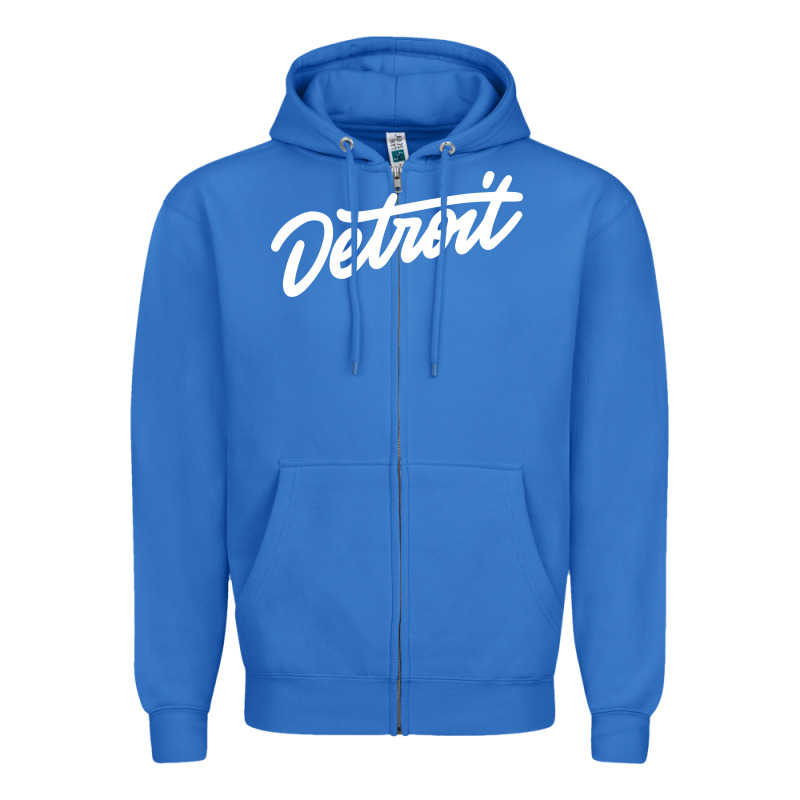 Detroit Zipper Hoodie by linhVisuals | Teevron