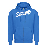 True Royal DETROIT Zipper Hoodie - linhVisuals