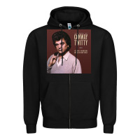 Black conway twitty the best of conway Zipper Hoodie - linhVisuals
