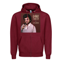 Burgundy conway twitty the best of conway Zipper Hoodie - linhVisuals
