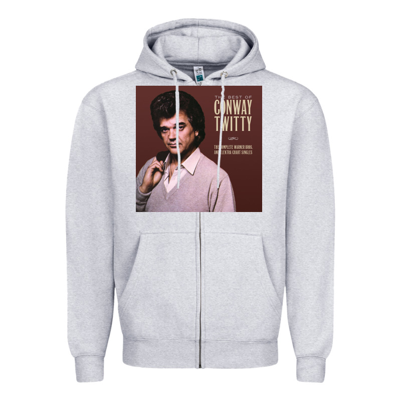 Conway Twitty The Best Of Conway Zipper Hoodie by linhVisuals | Teevron